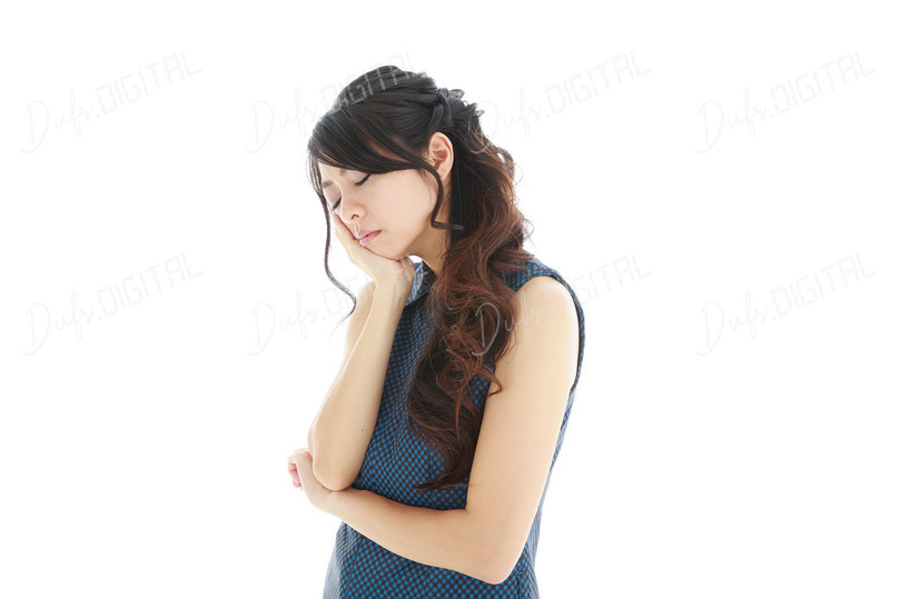 Contemplative Young Woman