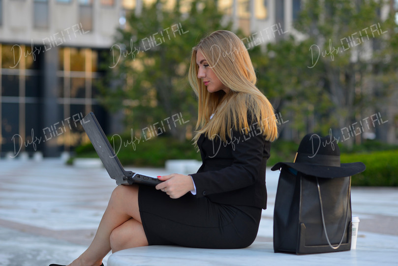 Business Woman Outdoors