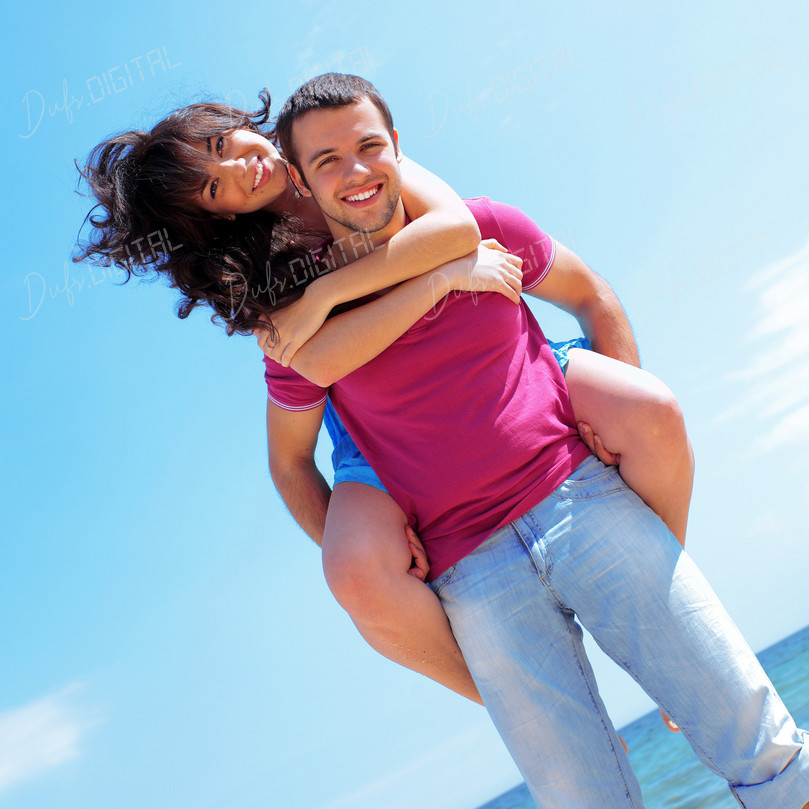 Happy Couple Outdoors