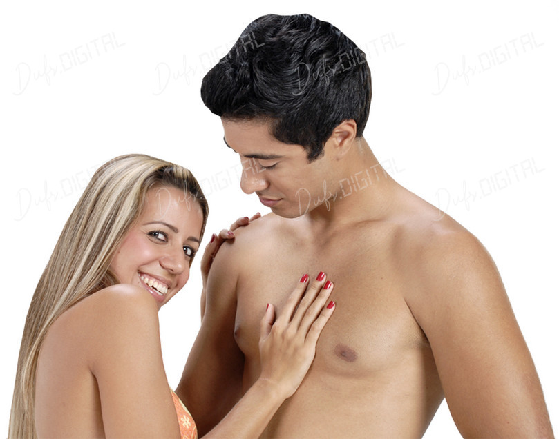 Romantic Couple Embrace