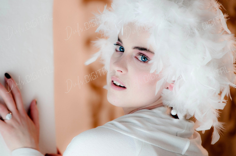 Elegant Feathered Fashion