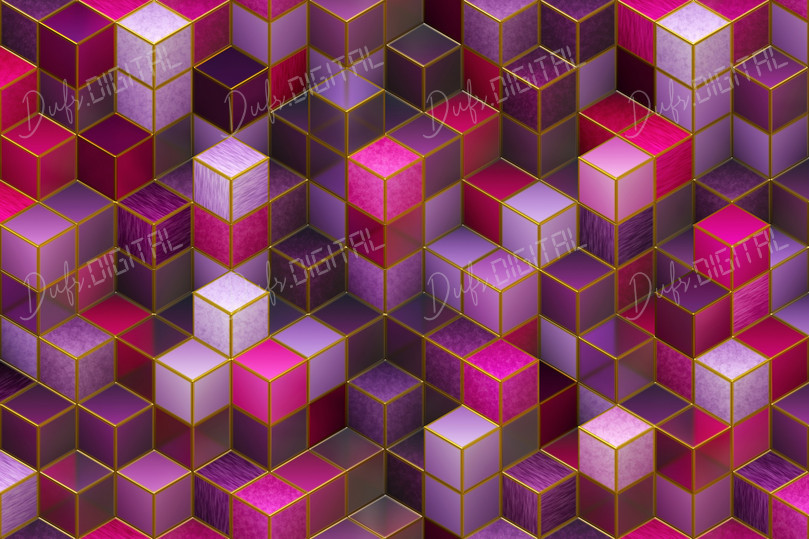 Colorful Cubes Background