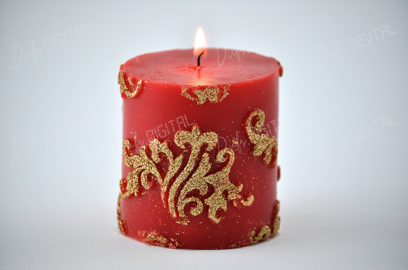 Elegant Red Candle