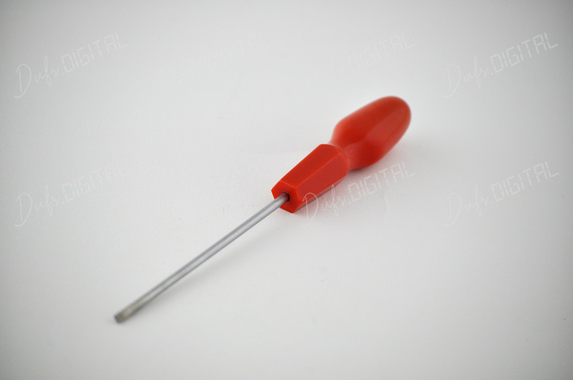 Red Screwdriver on White