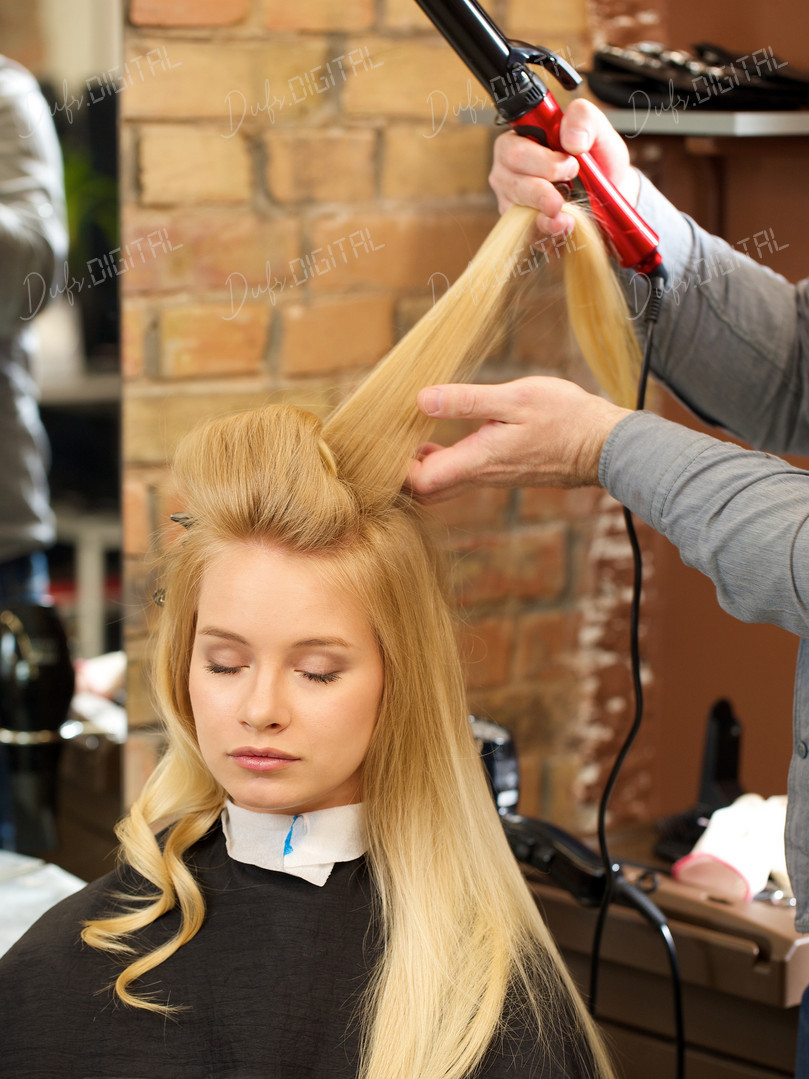 Hair Styling Process