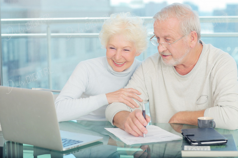 Happy Senior Couple Together