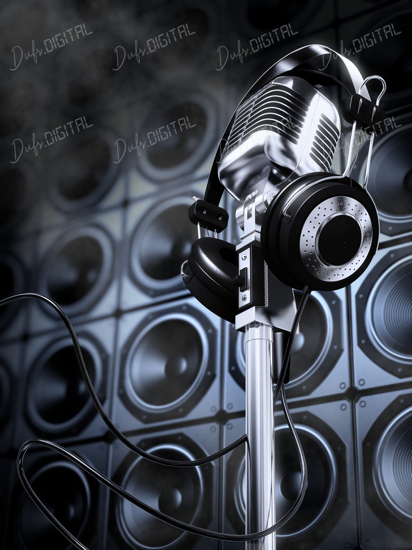 Microphone and Headphones