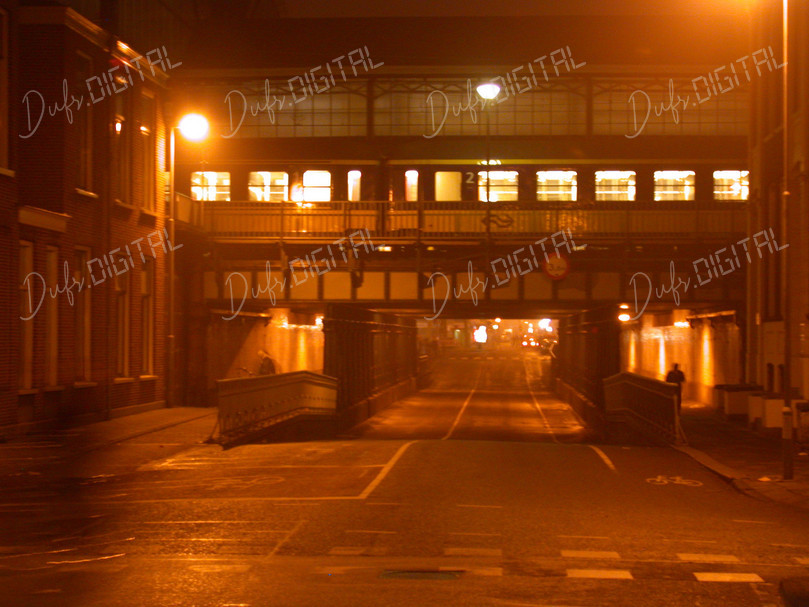 Illuminated Night Street