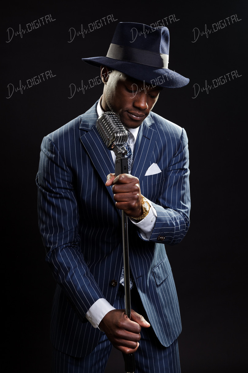 Stylish Singer Portrait