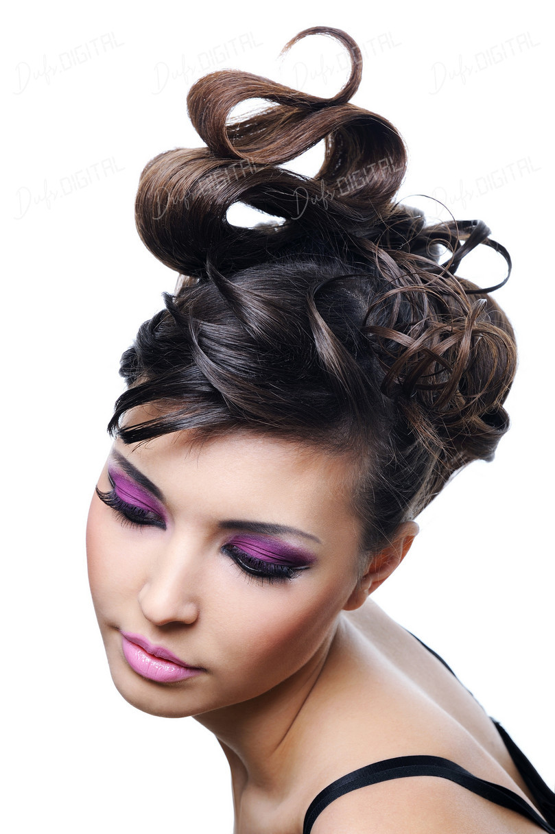 Elegant Hairstyle Portrait