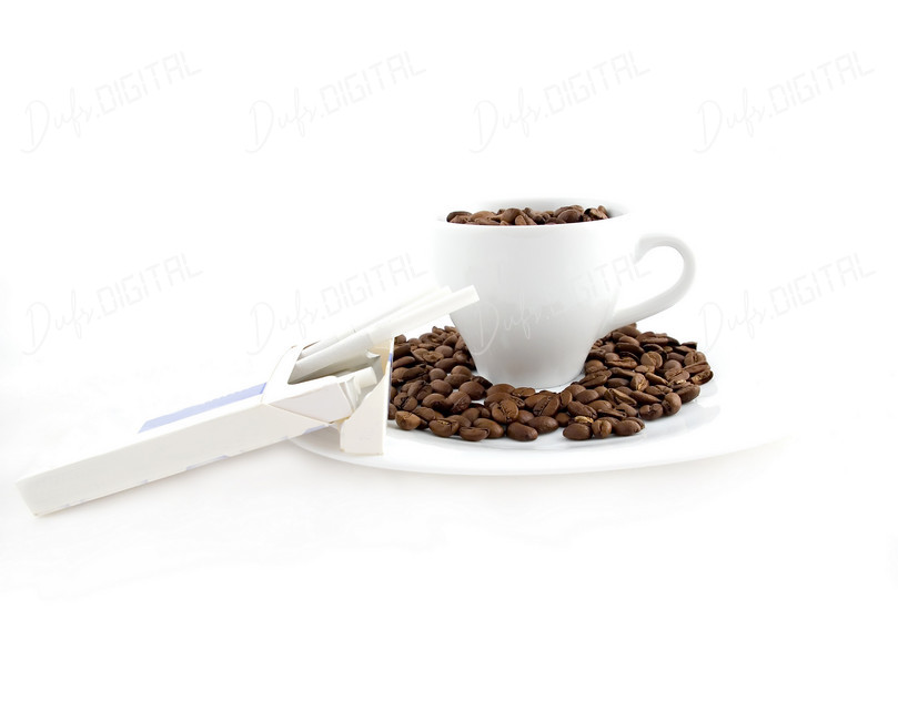 Coffee Beans and Cup