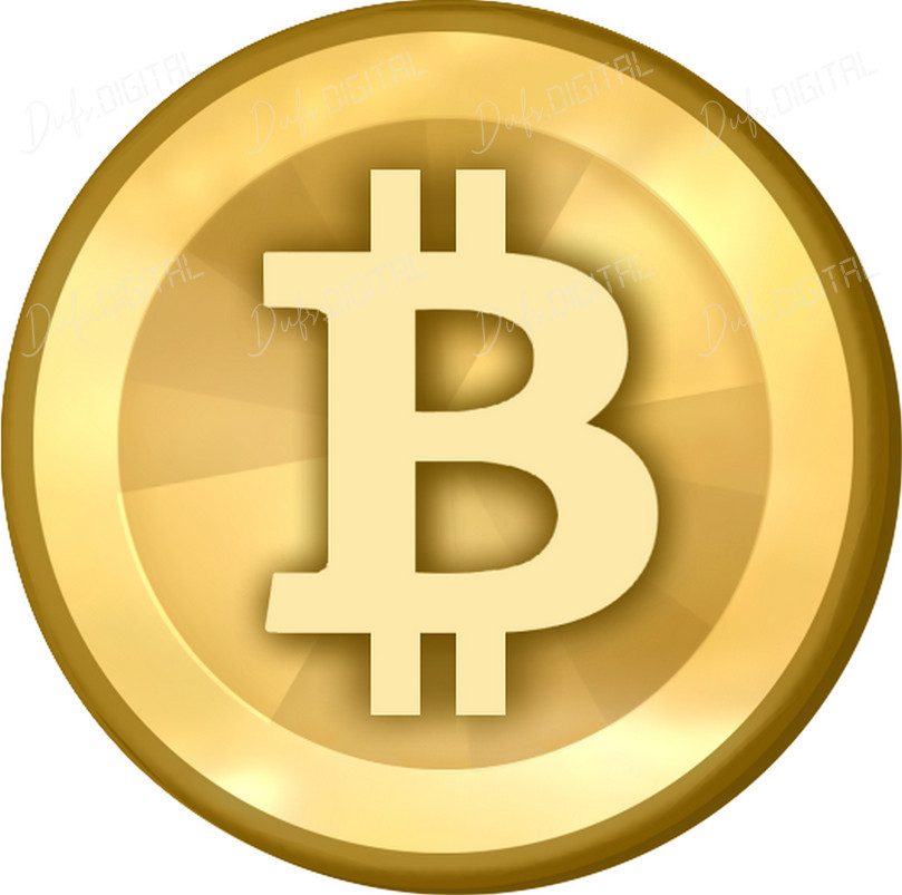 Golden Bitcoin Icon