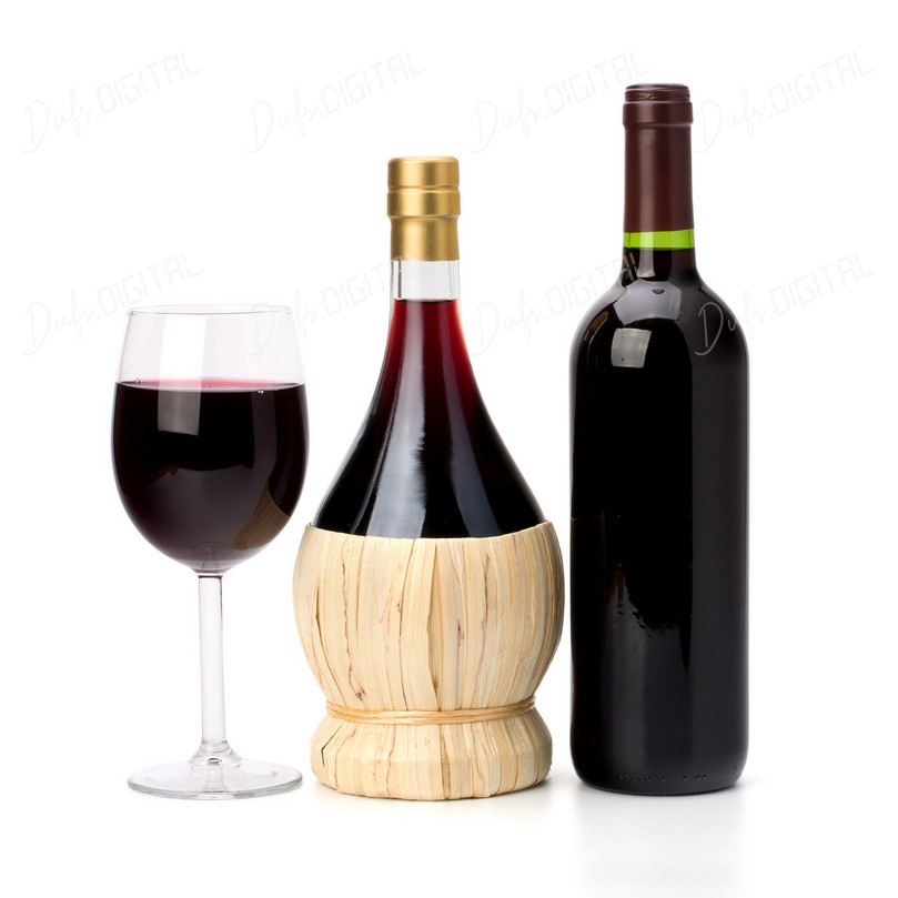 Elegant Red Wine Display