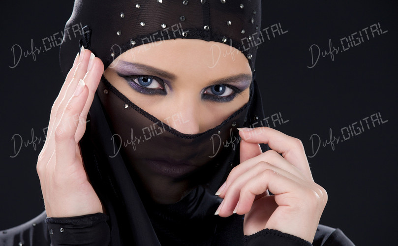 Mysterious Veiled Woman