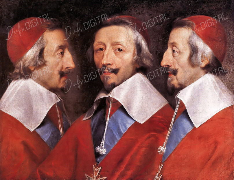 Cardinal Portrait Triptych