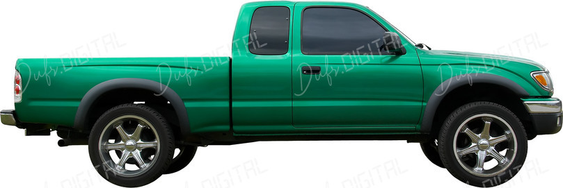 Green Pickup Truck