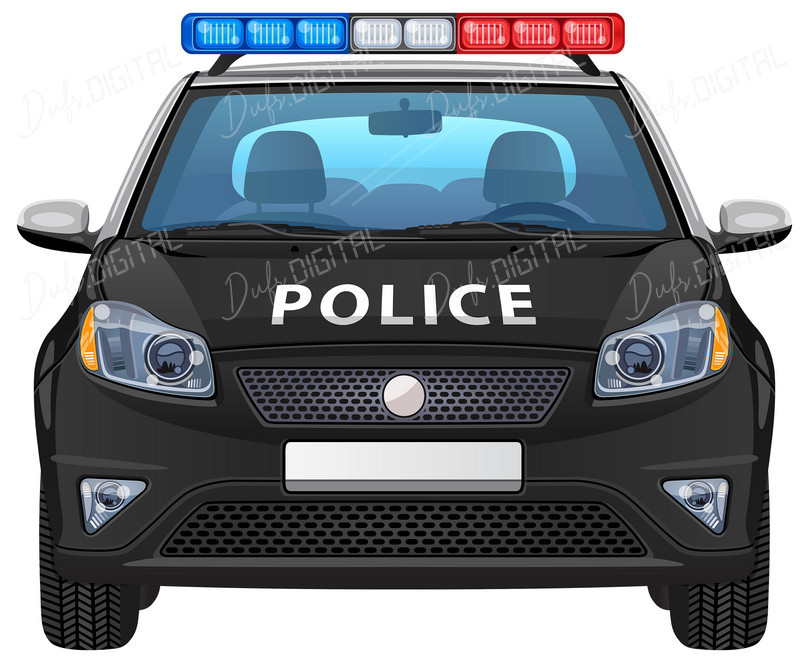 Police Car Illustration