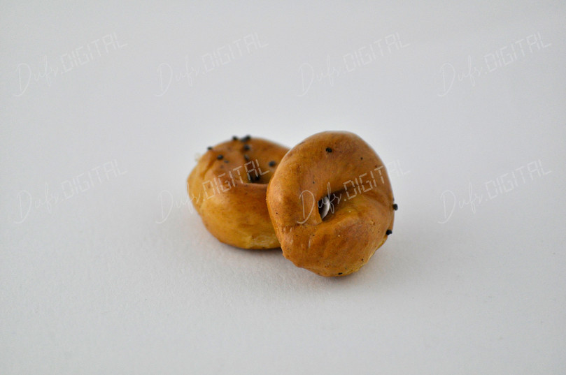 Miniature Bagels Display