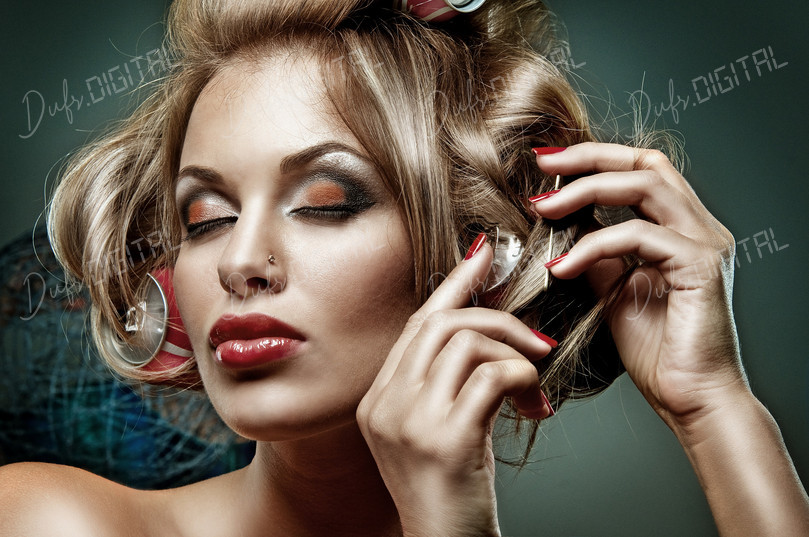 Glamorous Hair Styling