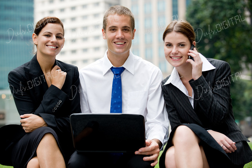 Business Team Outdoors