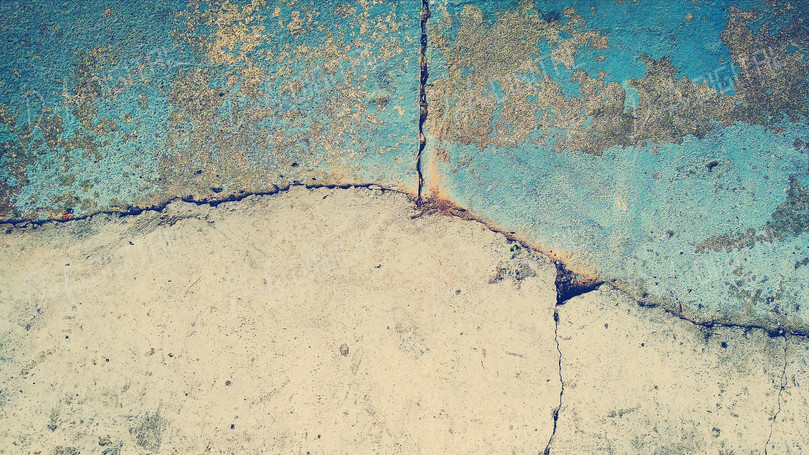 Cracked Blue Concrete