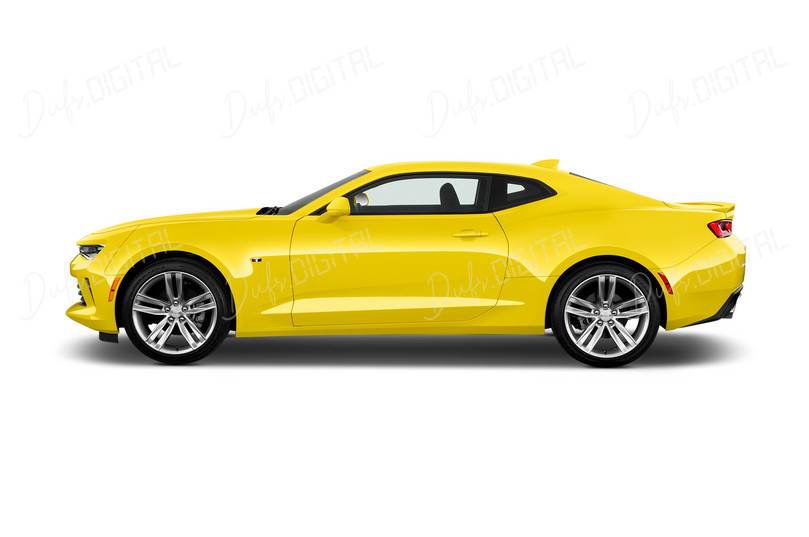 Sleek Yellow Sports Car