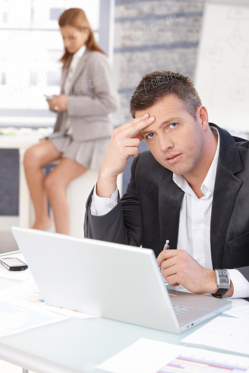 Stressed Business Meeting