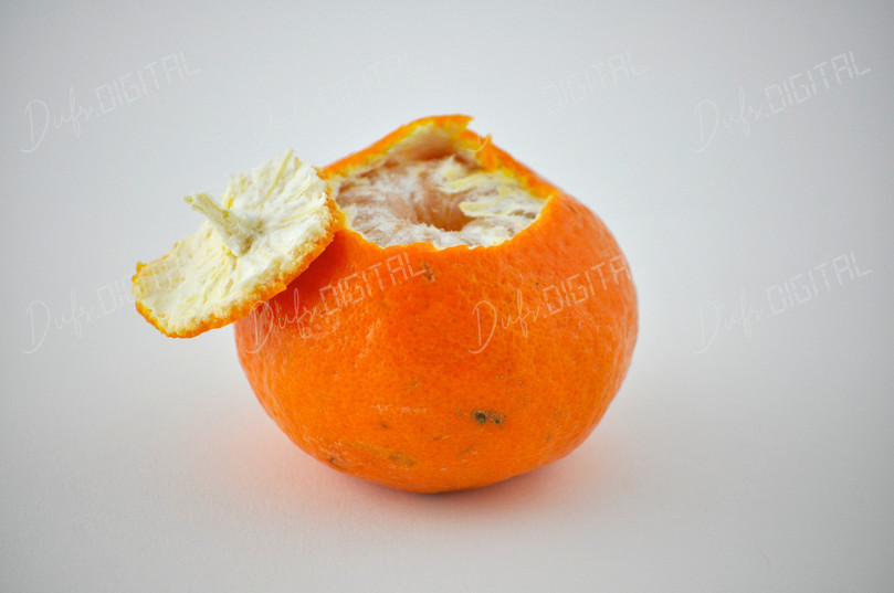 Halved Orange Fruit