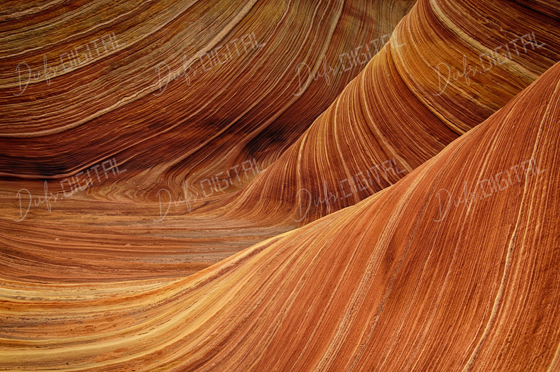 Wavy Rock Formation