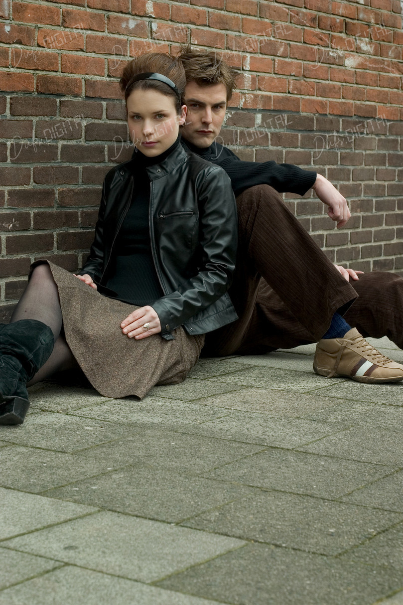 Fashionable Couple Portrait