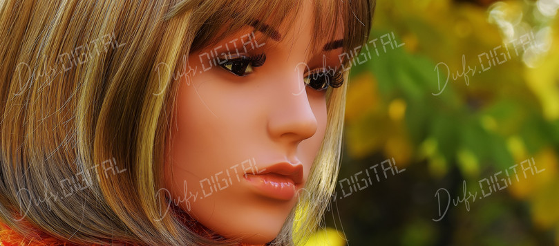 Thoughtful Doll Close-up