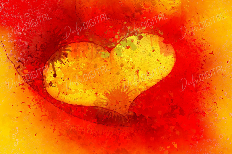 Vibrant Heart Artwork