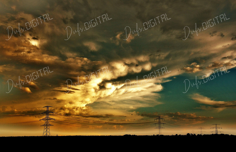 Dramatic Sunset Clouds