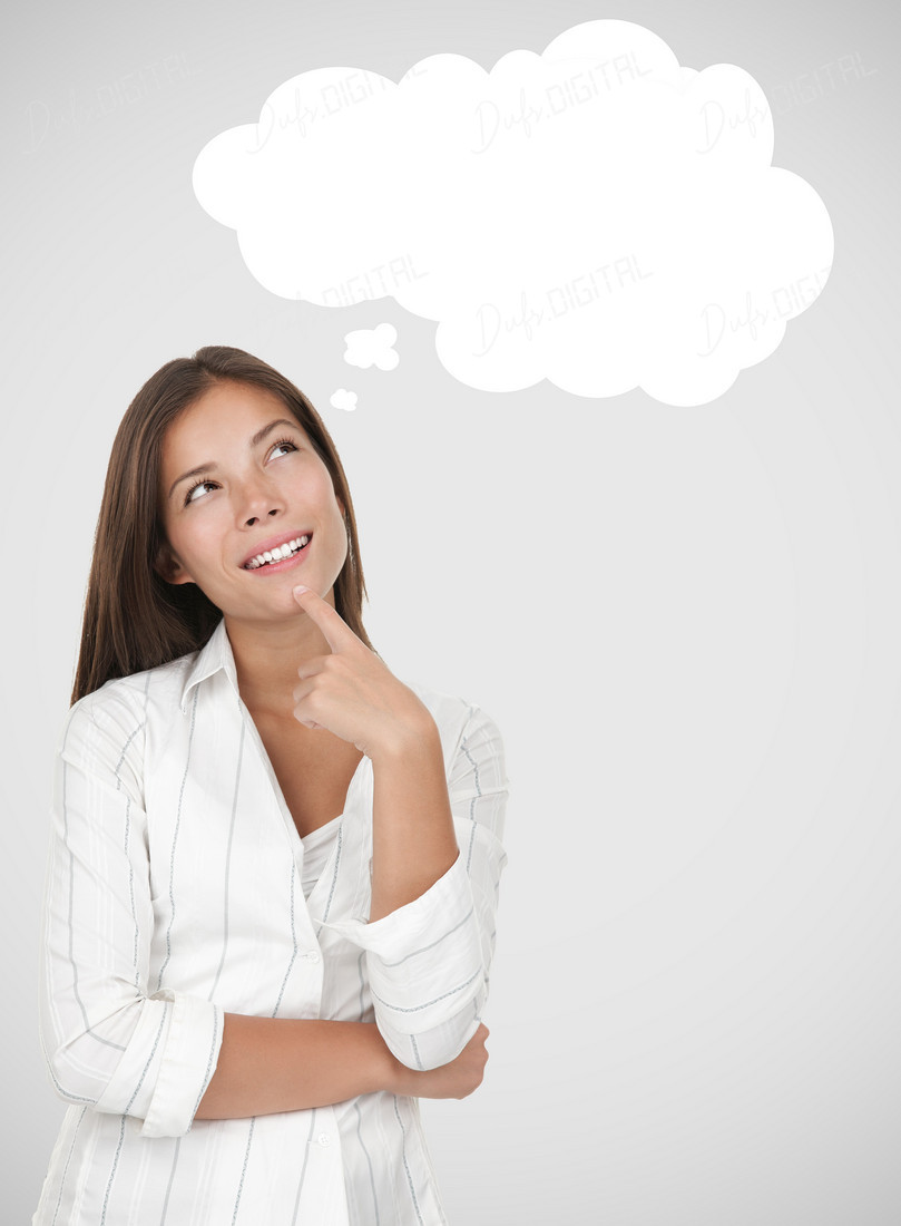 Contemplative Woman Thinking