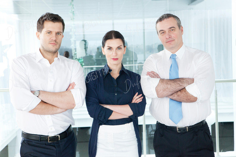 Confident Business Team