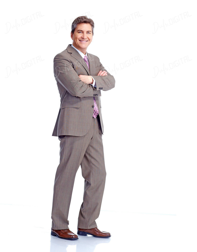 Confident Businessman Smiling