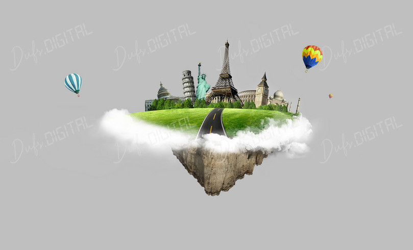 Floating International Landmarks