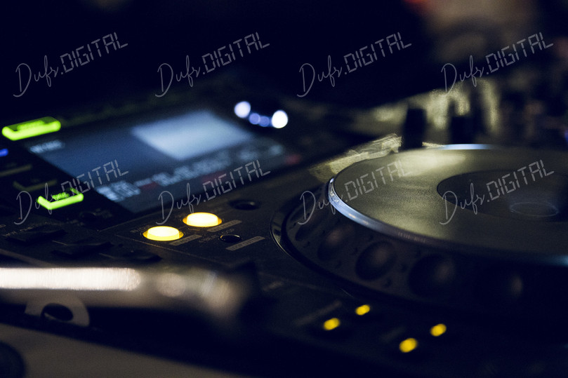 DJ Equipment Close-Up