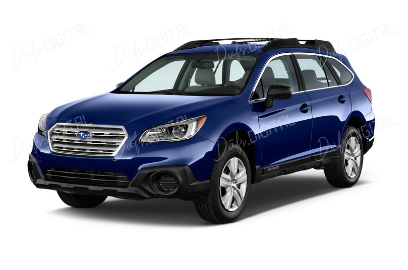 Blue Subaru SUV
