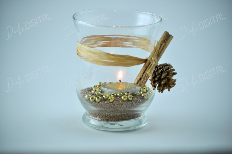Candle in Decorative Holder