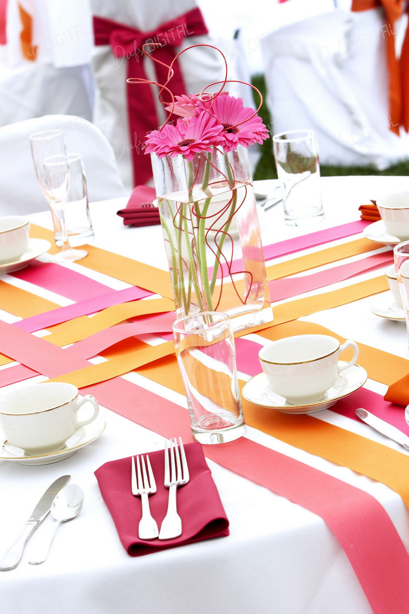 Colorful Table Setting