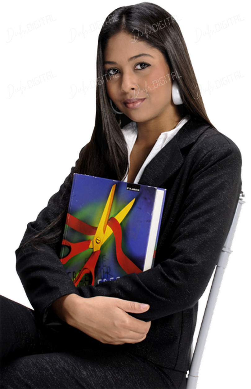 Professional Woman with Book