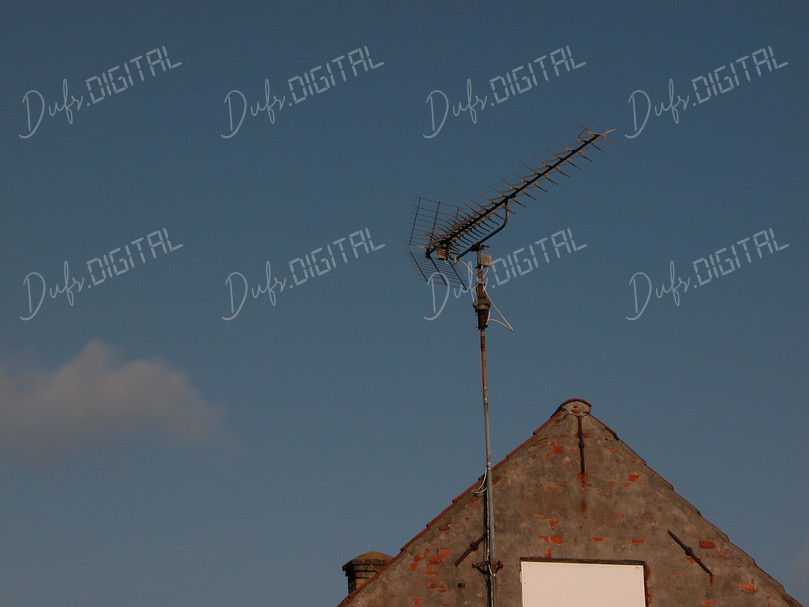 Antenna on Rooftop