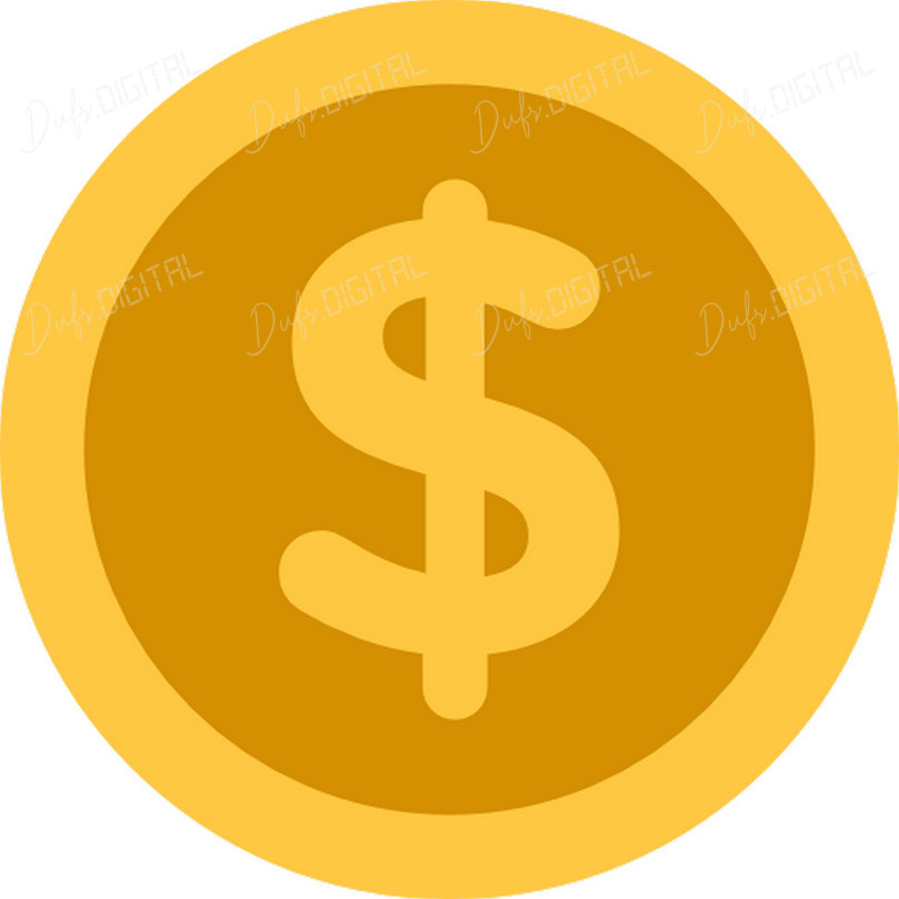 Golden Coin Symbol