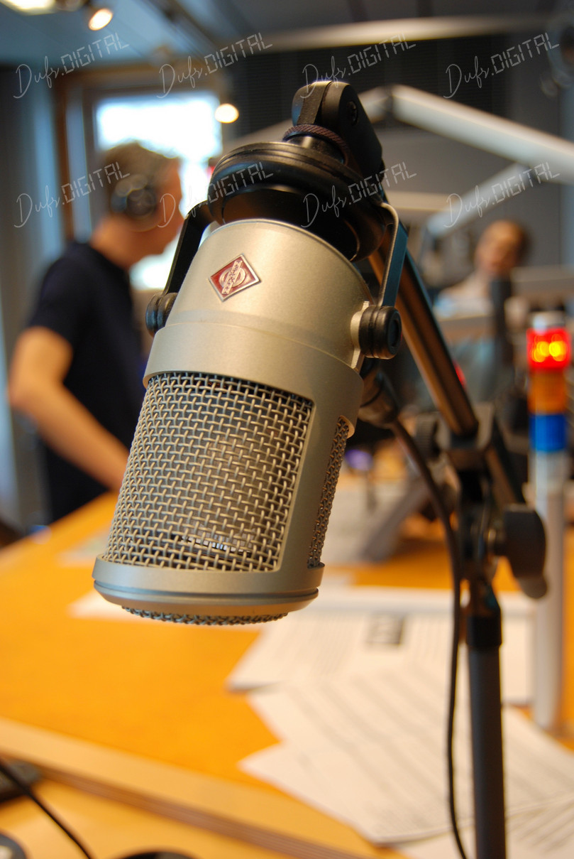 Studio Microphone Close-Up