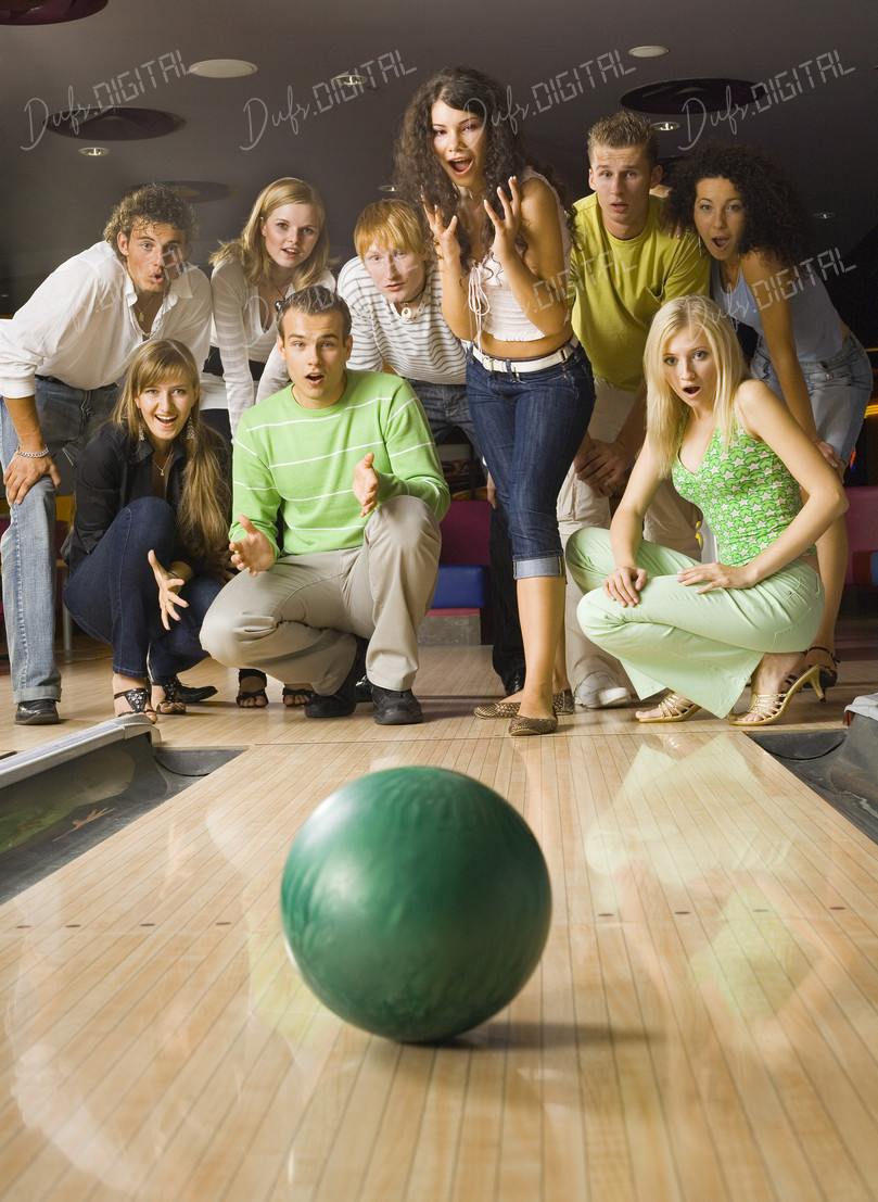 Excitement at Bowling Alley