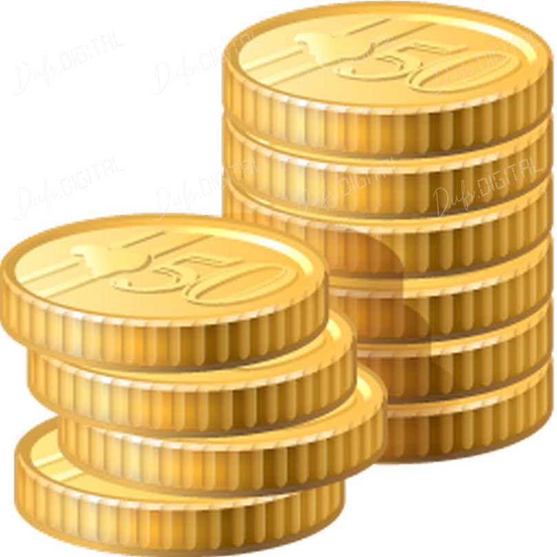Stacked Gold Coins