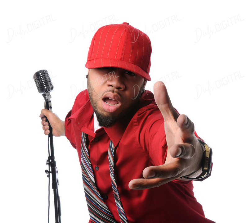 Energetic Hip Hop Performer