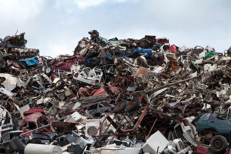 Junkyard Metal Pile