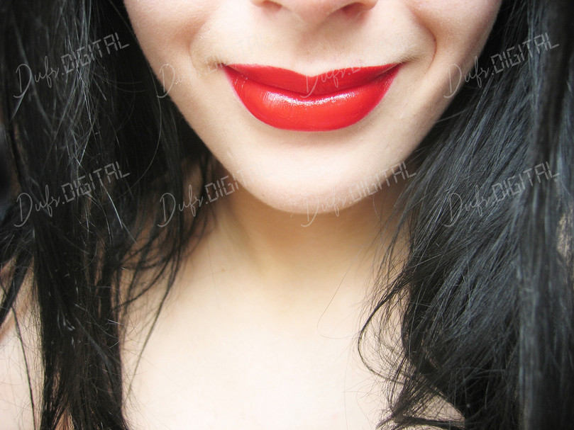 Vibrant Red Lips